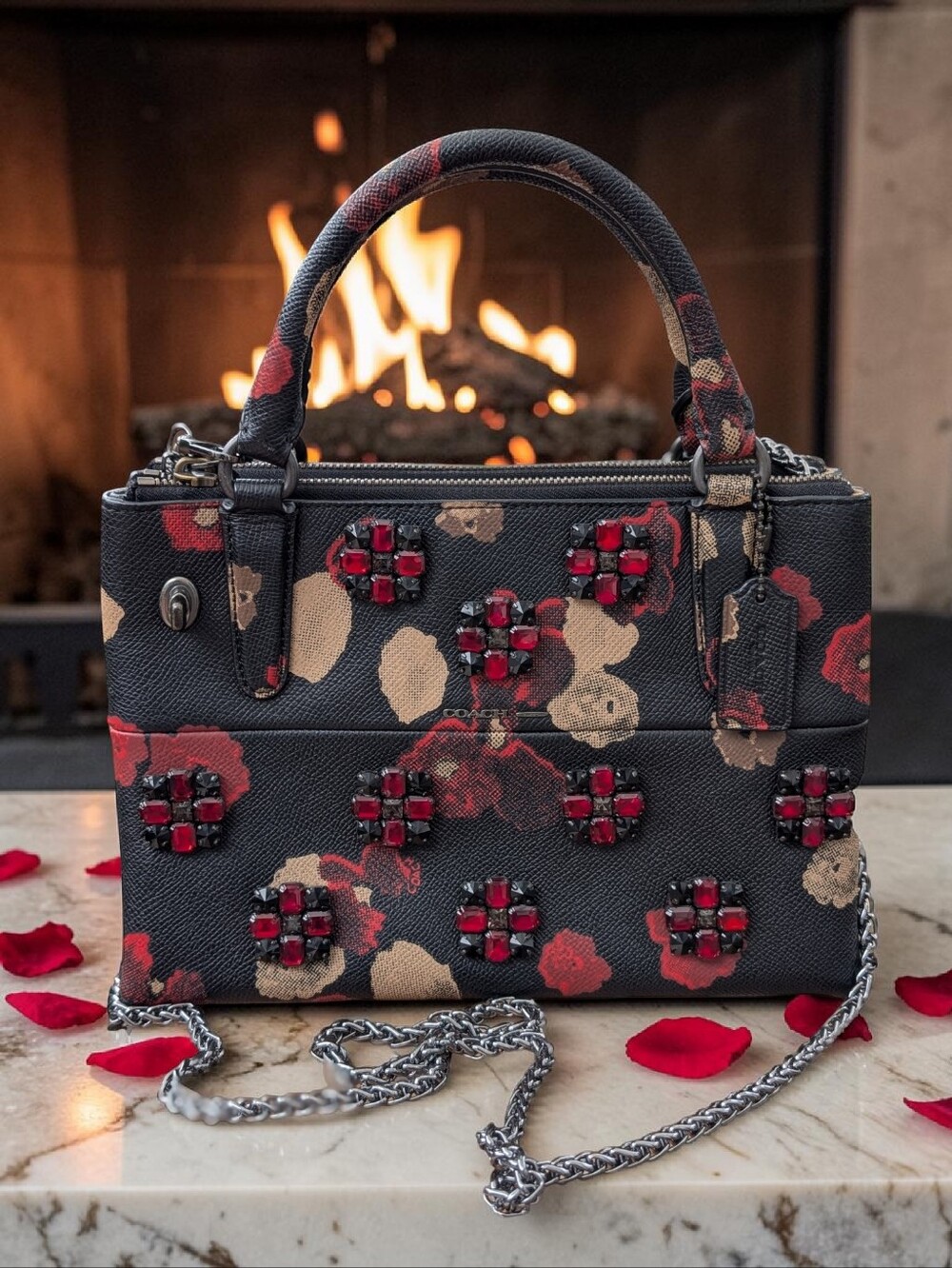 Coach Turnlock Borough Satchel and Matching Wallet